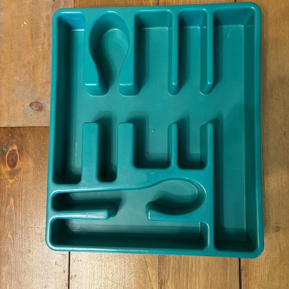 Mid Century SIlverware Tray - Picture 1 of 2